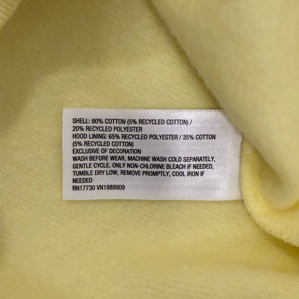 Fleece Hoodie Pullover Sweatshirt Cotton Blend Women’s Small Cozy NWT - Picture 7 of 9